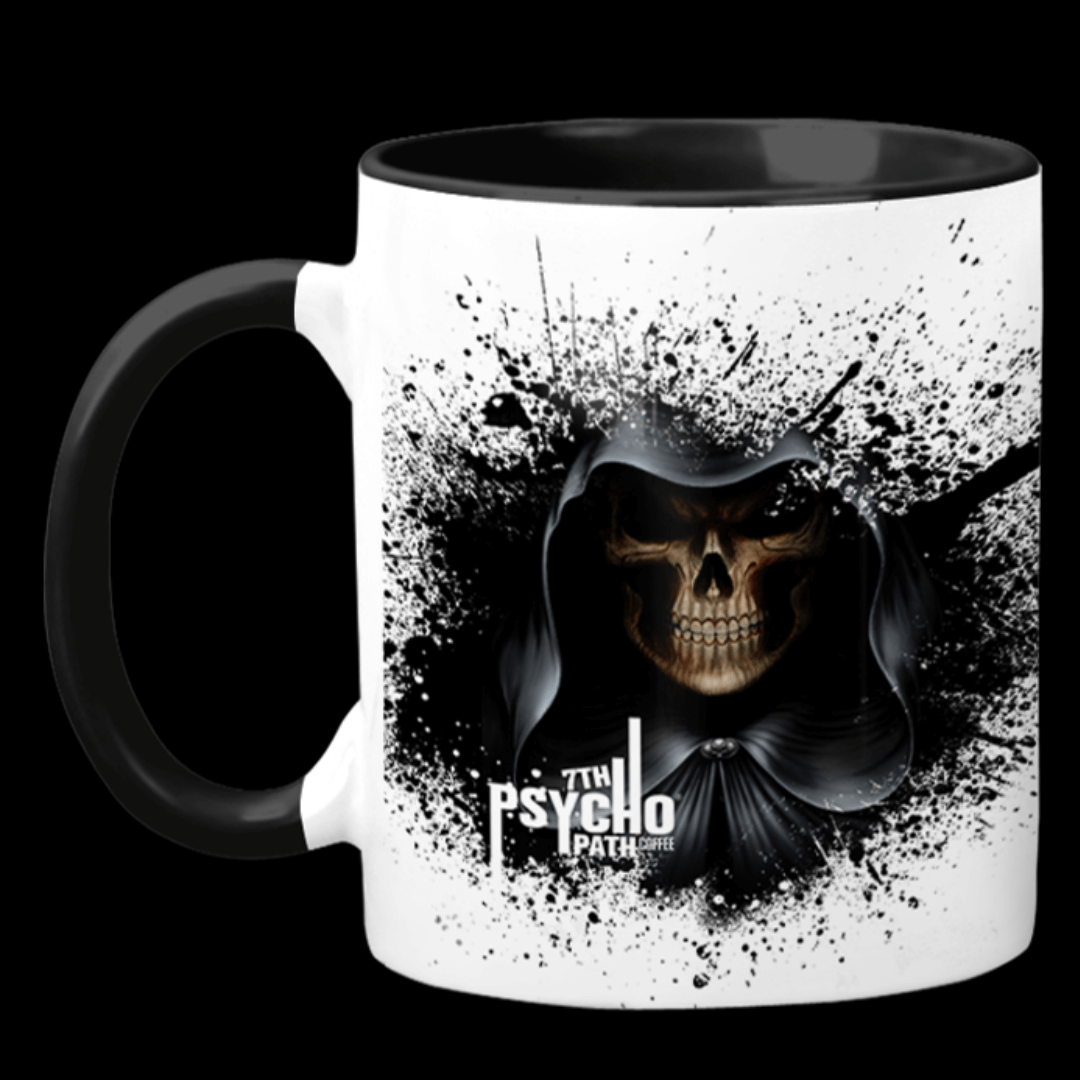 7th Psychopath Mixed Coffee Mugs Wholesale (Box of 6)