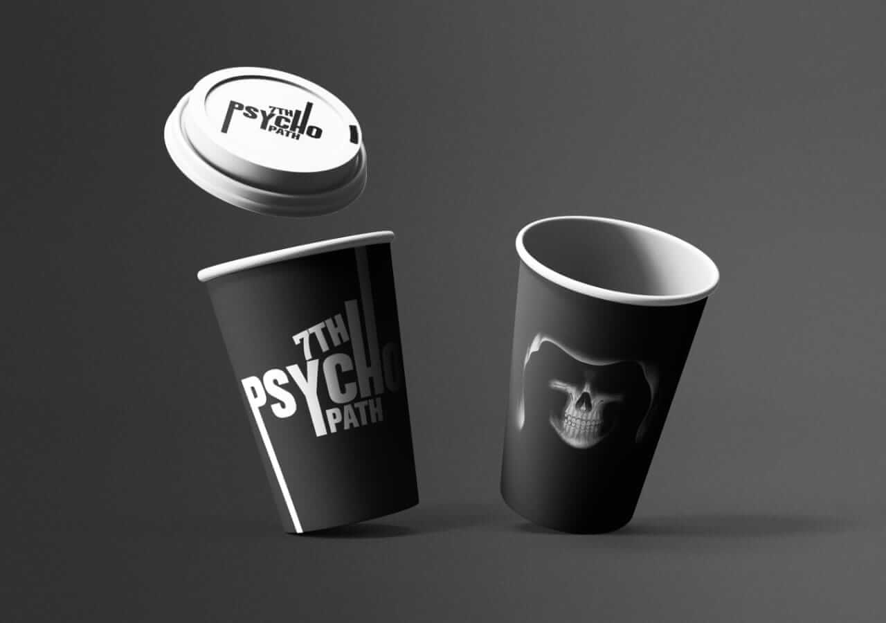 Branded Take away cups